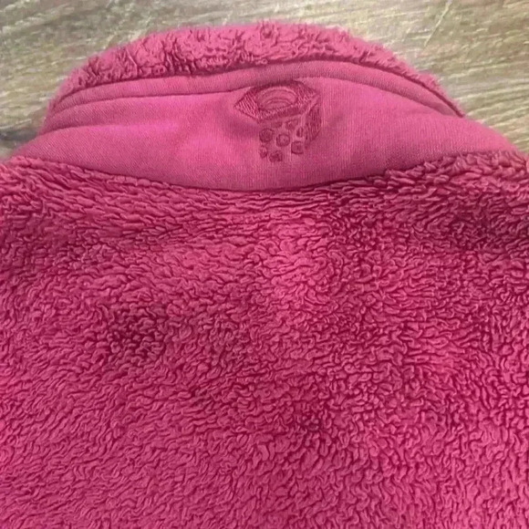 Mountain Hardwear Girls Fleece Zip Up Jacket Size XS. Hot Pink Color - Picture 7 of 10
